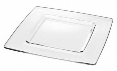 Vidivi - VIDIVI TORCELLO Farfurie patrata din sticla temperata 33x33cm