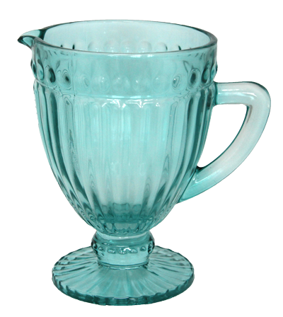 RAKI OLD SCHOOL VINTAGE GREEN Carafa din sticla, D14xh20cm, 1250ml, verde
