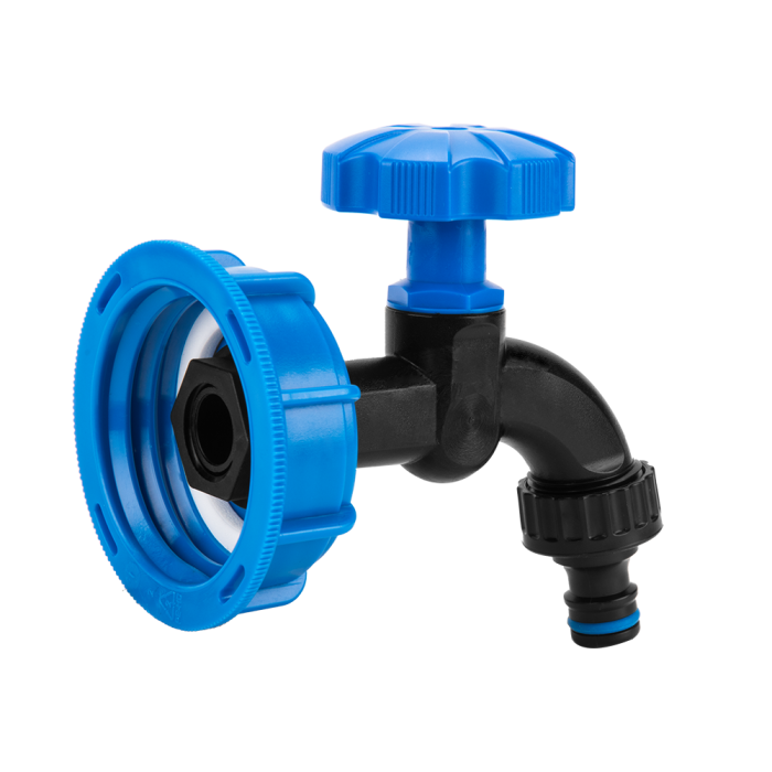 Adaptor IBC S60x6 pentru Bazin 1000L cu Robinet 1/2 si Niplu Cuplare Rapida [2]