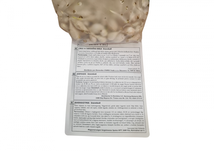 Arpagic ceapa alba Snowball – 200g - Calibru 8/21 [3]