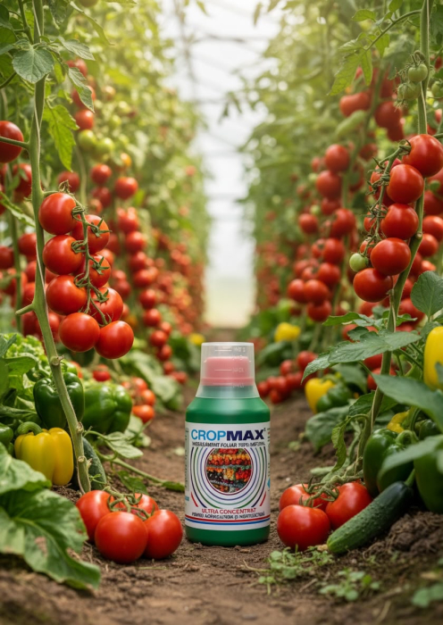 Biostimulator Organic Cropmax 100ml, Fertilizant Foliar Natural, Ingrasamant cu Aminoacizi pentru Legume si Flori [2]