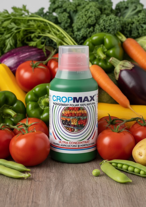 Biostimulator Organic Cropmax 100ml, Fertilizant Foliar Natural, Ingrasamant cu Aminoacizi pentru Legume si Flori [3]