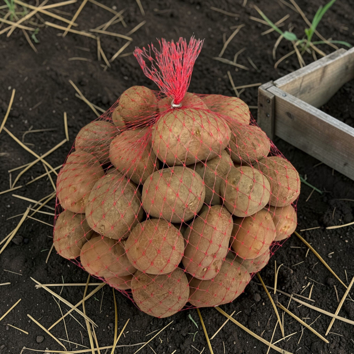 Cartofi de Samanta Bellarosa Harghita, Pachet 50 Minituberculi, calibru 25-35mm, Clasa Elita, Coaja Rosie [2]