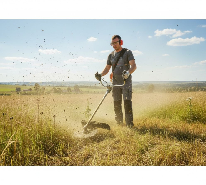 Disc Hibrid Motocoasa cu Widia si 3 Cutite Integrate 40T, Disc Profesional pentru Defrisare si Maruntire [3]
