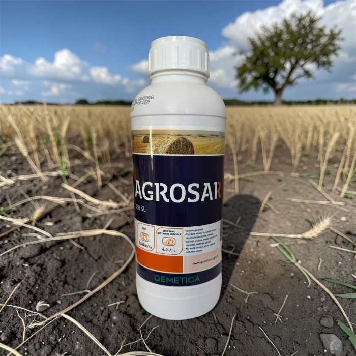 Erbicid Total Agrosar 360 SL, 1 L, Combatere Buruieni Perene, Glifosat [3]
