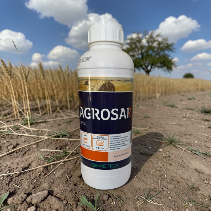 Erbicid Total Agrosar 360 SL, 1 L, Combatere Buruieni Perene, Glifosat [2]