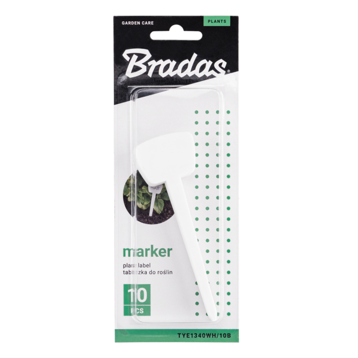 Etichete pentru Plante si Rasaduri 13x4cm Bradas, Suport Plastic pentru Marcare in Sol Set 10 Bucati [2]