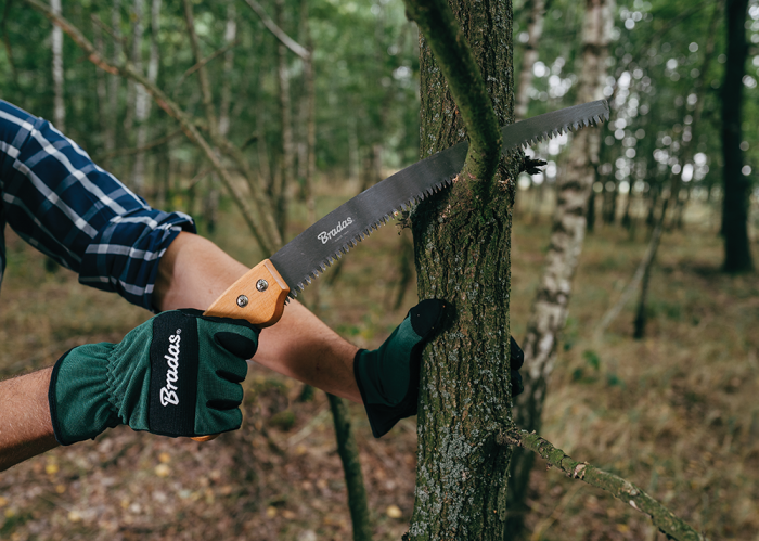Fierastrau Curbat pentru Crengi si Lemn 310mm, Otel SK5, Maner Lemn, Bradas WOOD [3]