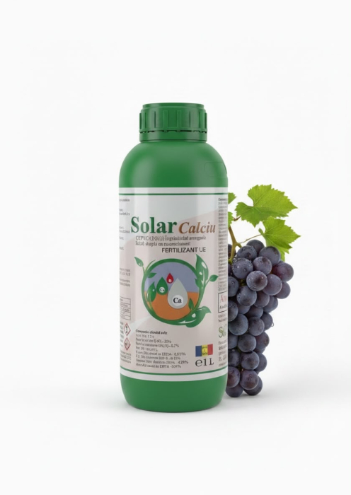Ingrasamant Foliar Solar Calciu 1L, Fertilizant Lichid Profesional Concentrat pentru Tomate, Ardei si Pomicultură [2]