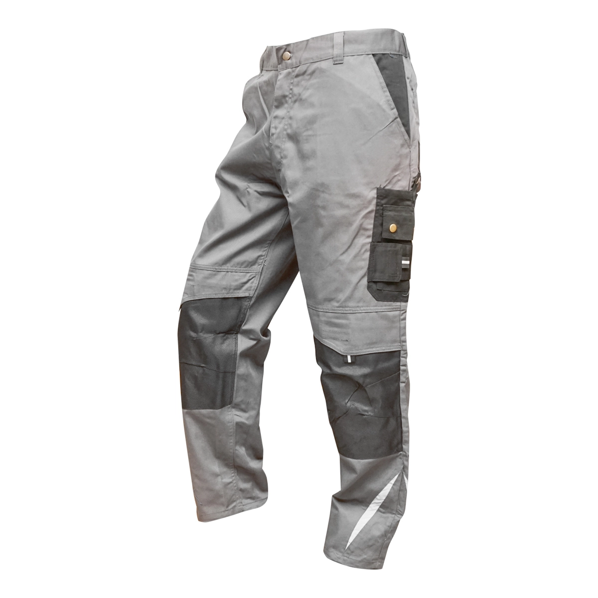 Pantaloni de lucru, gri cu negru, L [2]