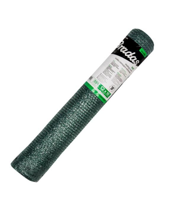 Plasa de Umbrire 55% 1.5x25m Bradas, Paravan Protectie Solara si Gard de Curte Rola Lunga 60g/mp [3]