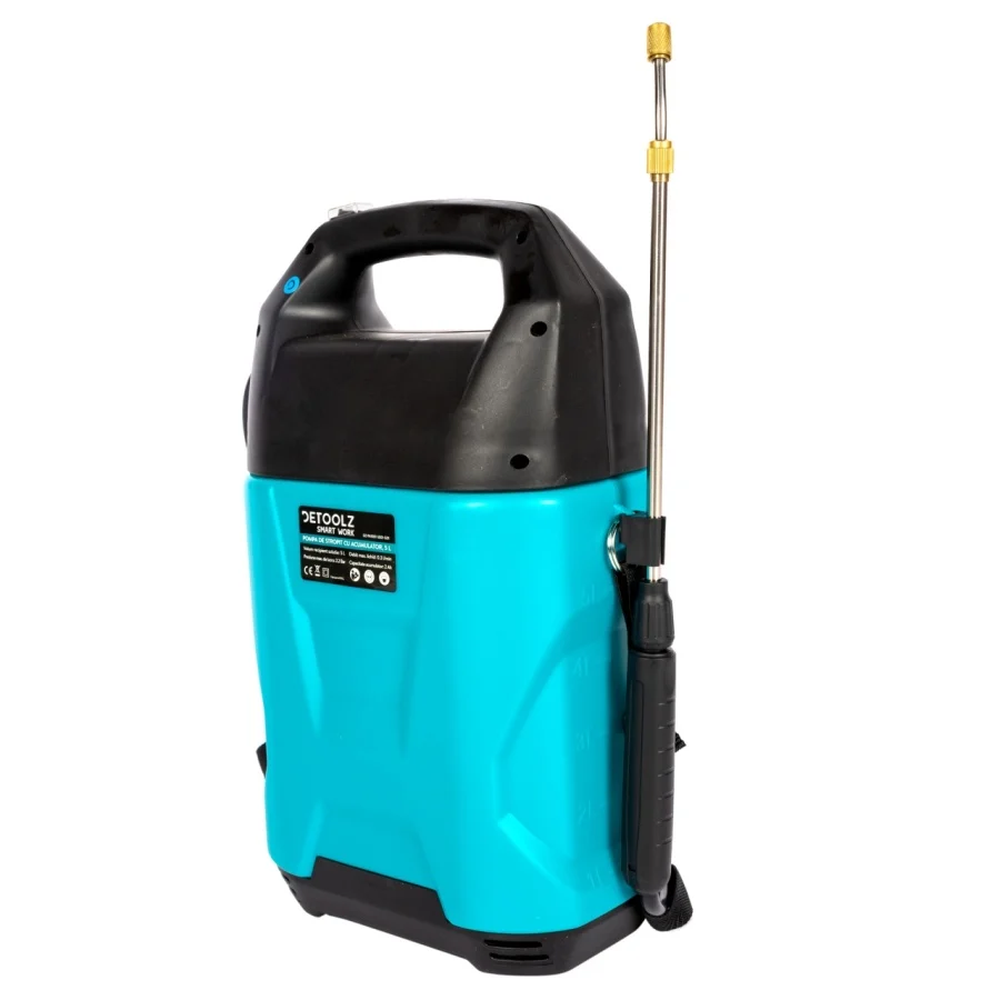 Pompa de Stropit cu Acumulator Li-Ion 5L Detoolz, Vermorel Electric Compact Portabil cu Duza din Alama [6]