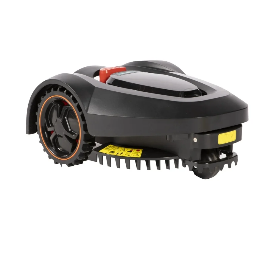 Robot de Tuns Gazon 18cm Detoolz, Masina Automata de Taiat Iarba cu Acumulator 2Ah pentru Curte 600mp [5]