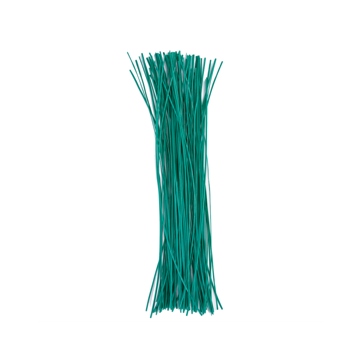 Sarma Plastificata pentru Legat Plante 15cm Rola Set 100 Bucati Bradas, Fir Metalic Flexibil Invelit in PVC [2]