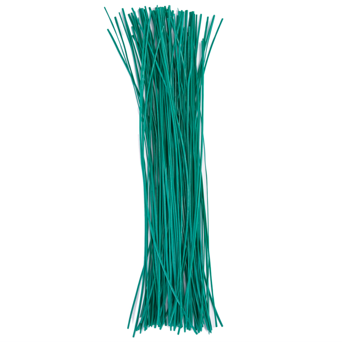 Sarma Plastificata pentru Legat Plante 25cm Rola Set 100 Bucati Bradas, Fir Metalic Flexibil Invelit in PVC [2]