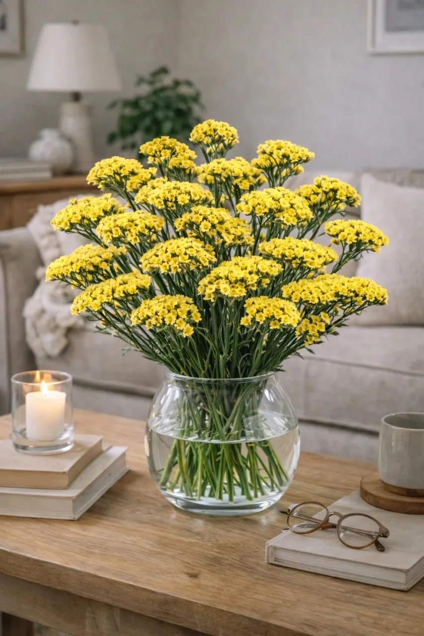 Seminte Flori Saraturica Galben 0.5g Kertimag - Statice pentru Buchete Uscate [3]