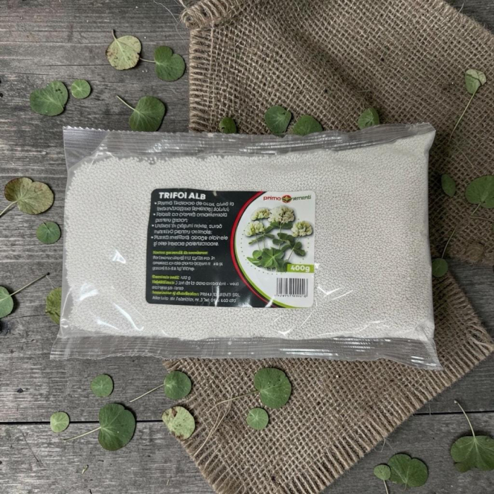 Seminte Trifoi Alb Huia, Punga 400 g, Prima Sementi, Rezistenta la Calcare si Pasunat [3]
