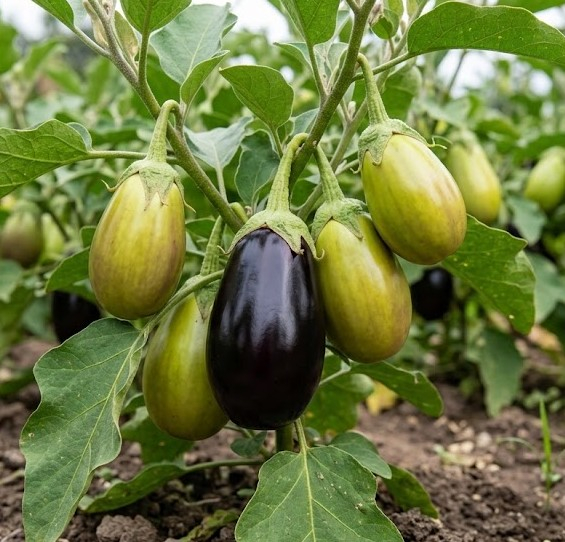 Seminte Vinete Bonica F1 0.1g - Hibrid Profesional Foarte Productiv Violet Inchis si Gustos [2]