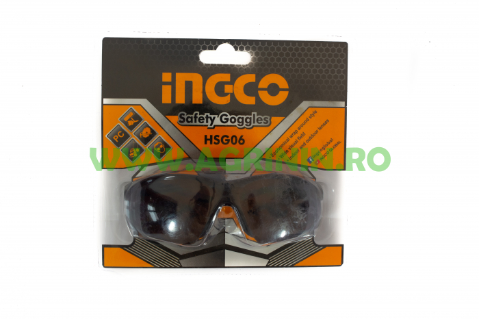 Ochelari de protecție cu lentile fumurii Ingco [1]