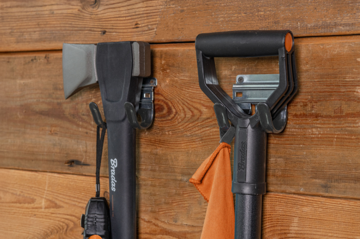 Suport Perete pentru Unelte Bradas DIY-HG1110, Set 2 bucati, Otel Carbon invelit in PVC [5]