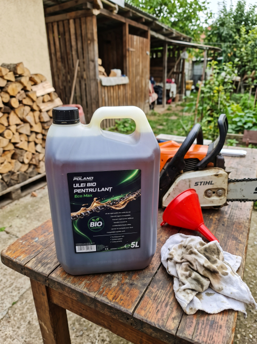 Ulei BIO Pentru Lant Drujba POLAND Eco Max 5L Vegetal Biodegradabil [3]