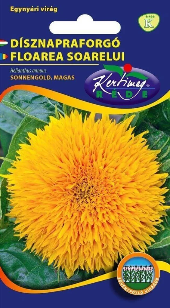 Seminte - Seminte Floarea Soarelui Decorativa Sonnengold Inalt 2g Kertimag - Flori Batute Tip Pom-Pom