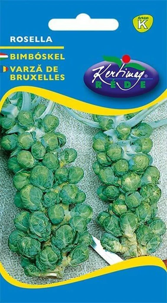 Seminte varza - Seminte Varza de Bruxelles Rosella 2g Kertimag - Soi Productiv cu Gust Delicat