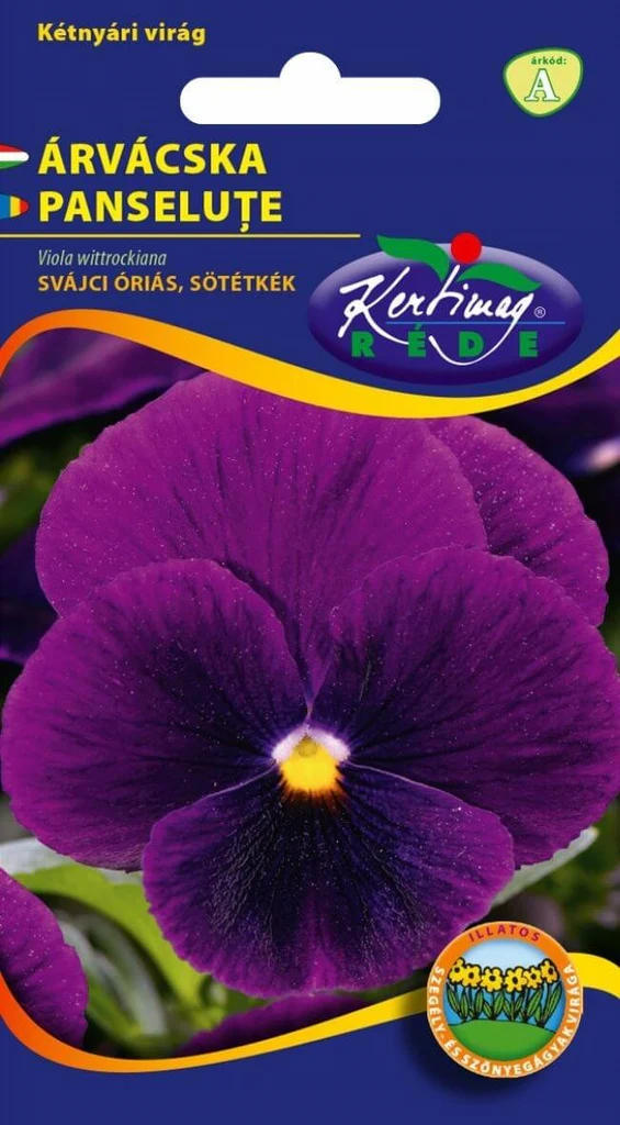 Seminte flori - Seminte Flori Panselute Albastre Inchis 0.25g Kertimag - Viola Wittrockiana pentru Gradina