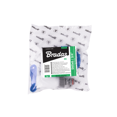 Adaptor Bazin IBC S60x6 cu Robinet Plastic 3/4 inch si Nipel Conectare Rapida [1]
