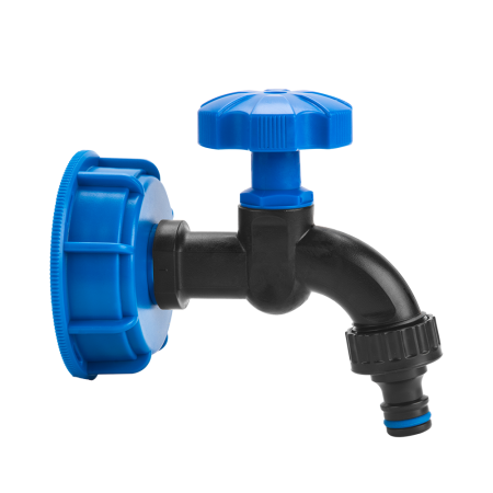 Casa, Gradina - Adaptor IBC S60x6 pentru Bazin 1000L cu Robinet 1/2 si Niplu Cuplare Rapida