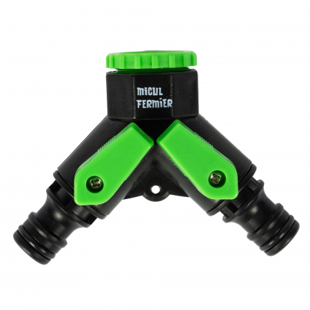 Accesorii irigat - Adaptor robinet 1/2" cu 2 iesiri