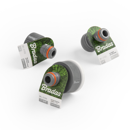 Adaptor Robinet 1 - 3/4 Filet Interior, Conector Reductie Universal cu Sistem Click Bradas [1]