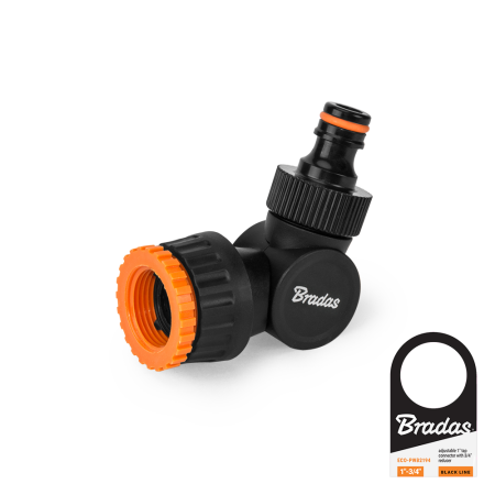 Accesorii irigat - Adaptor Robinet Reglabil si Articulat, Filet Interior 1 inch si 3/4 inch, Bradas
