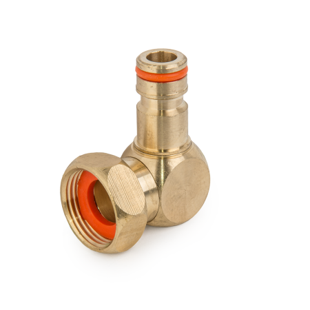 Accesorii irigat - Adaptor Robinet Rotativ si Unghiular Bradas, Filet Interior 3/4 inch, Conector Anti-Gatuire