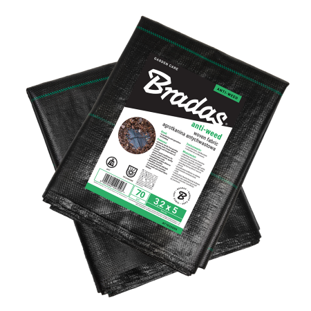 Diverse casa si gradina - Agrotextil Negru 70g 1.6x10m, Folie Tesuta Anti-Buruieni si Rafie Profesionala pentru Solari si Capsuni