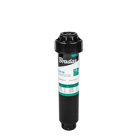 Accesorii irigat - Aspersor Pop-Up Spray Escamotabil 10cm Bradas, Duza 360 Grade cu Filet Interior 1/2 pentru Gazon