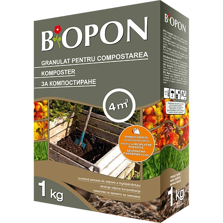Ingrasaminte plante - Biopon Granulat pentru compostare 1 kg
