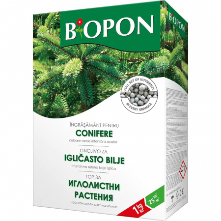 Ingrasaminte plante - CUTIE / KG - Biopon ingrasamant conifere 1 kg