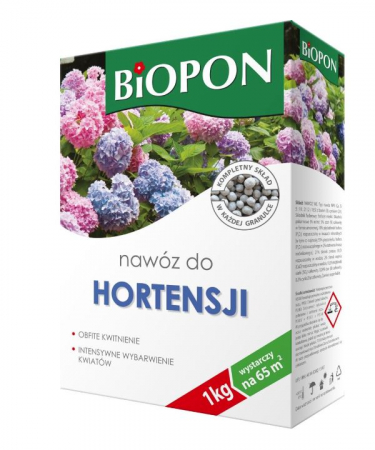 Ingrasaminte plante - CUTIE / KG - Biopon Ingrasamant hortensii 1 kg