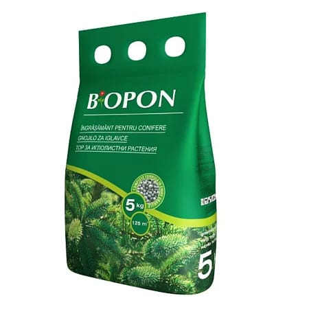 Ingrasaminte plante - Biopon Ingrasamant pentru conifere 5 kg