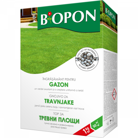 Ingrasaminte plante - CUTIE / KG - Biopon Ingrasamant pentru gazon 1kg