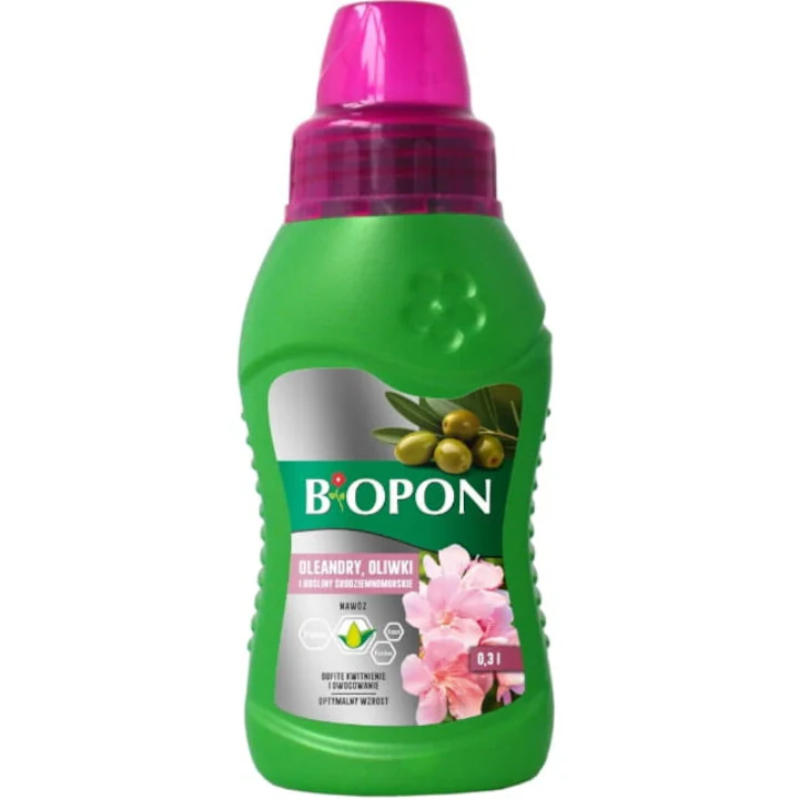 Ingrasaminte plante - FLORI - Biopon Ingrasamant pentru oleandri si maslini 0,3 L
