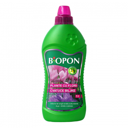 Ingrasaminte plante - FLORI - Biopon Ingrasamant plante cu flori 1L