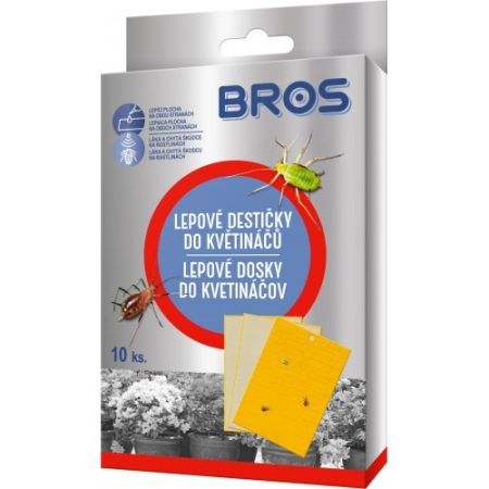 Diverse casa si gradina - Bros - Capcană adezivă pentru ghivece cu flori x10 buc