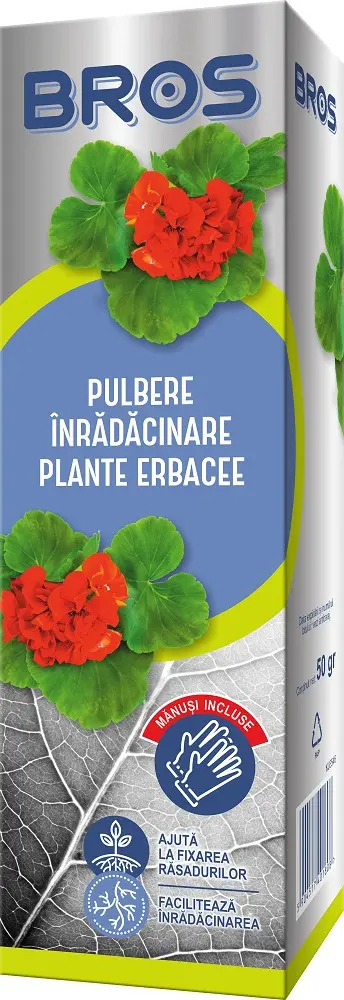 Pesticide - Bros Pulbere Inradacinare 50 g – pentru plante erbacee
