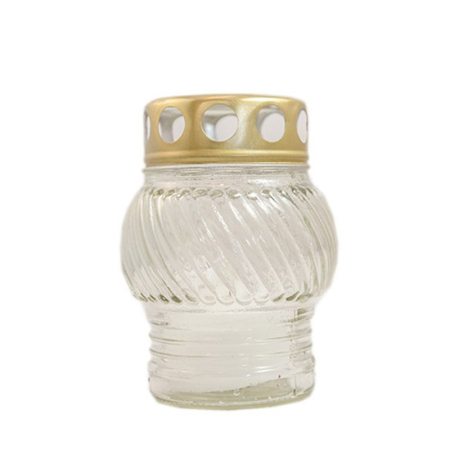Casa, Gradina - Candele Sticla (cod: 5371) - Alb/transparent