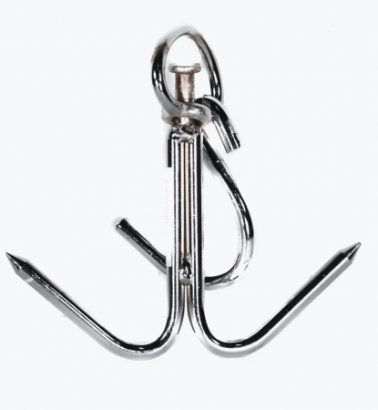 Carabine/  carlige - Carlig dublu din inox