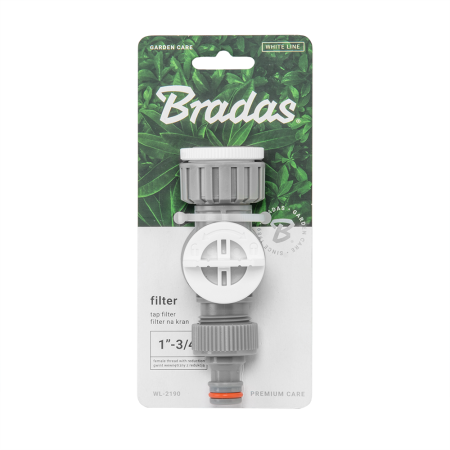 Conector Robinet 1 - 3/4 cu Supapa si Filtru de Impuritati Bradas, Filet Interior [2]