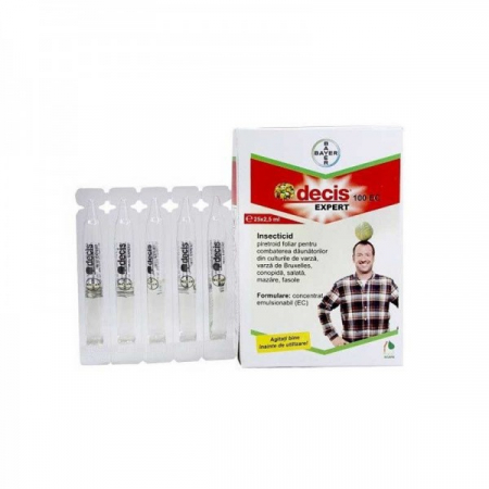 Pesticide - Decis Expert 100EC 2,5 ML, 7,5 ML. 100 ML - insecticid