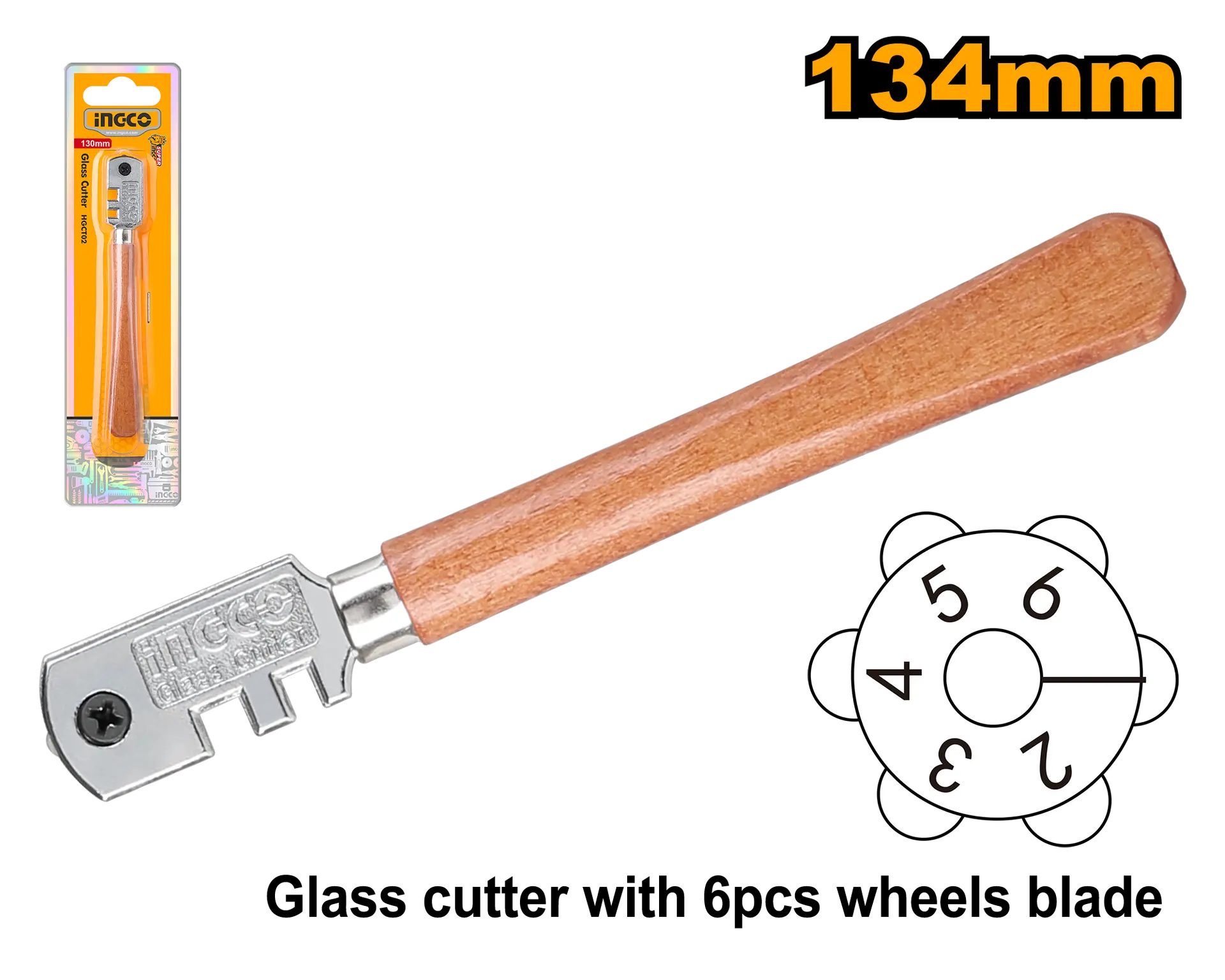 Scule de mana - Diamant pentru taiat sticla 130mm